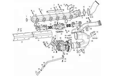 Intake Manifold and Exhaust Manifold