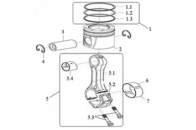 Piston and Connecting Rod